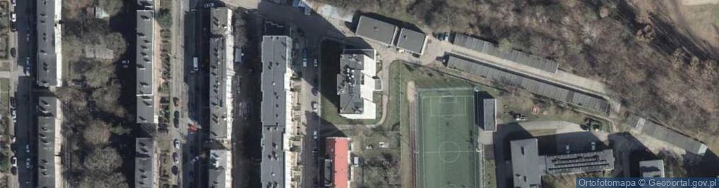 Zdjęcie satelitarne Fieldorfa-Nila Augusta Emila, gen. ul.