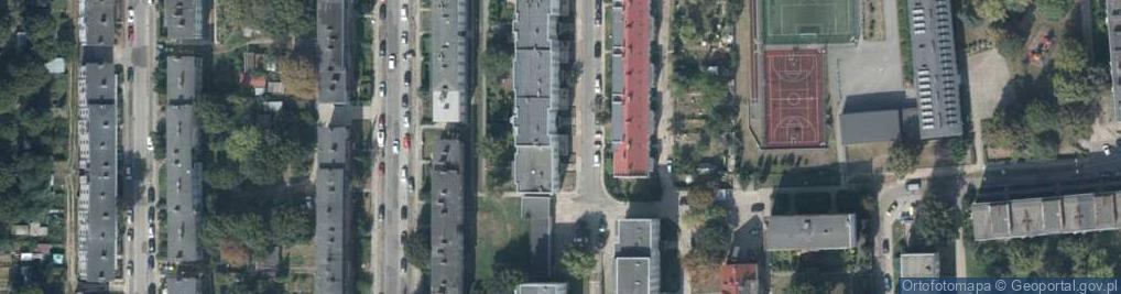 Zdjęcie satelitarne Fieldorfa-Nila Augusta Emila, gen. ul.