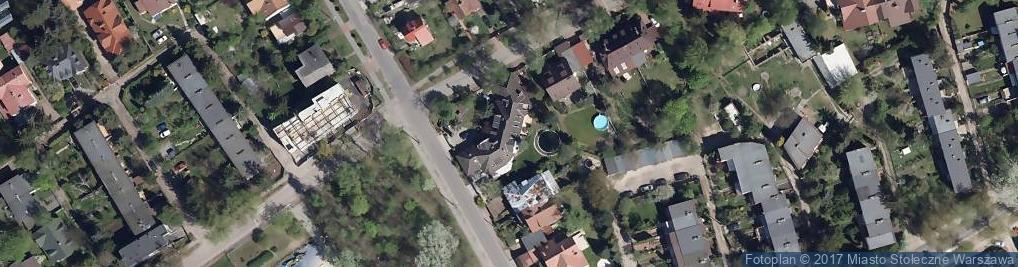 Zdjęcie satelitarne Filmowa ul.