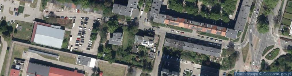 Zdjęcie satelitarne Fiołkowa ul.