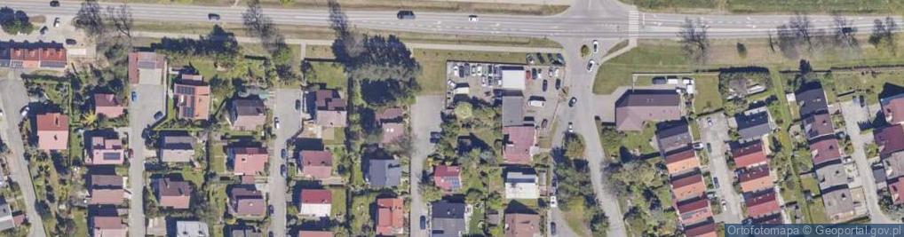 Zdjęcie satelitarne Fiołkowa ul.