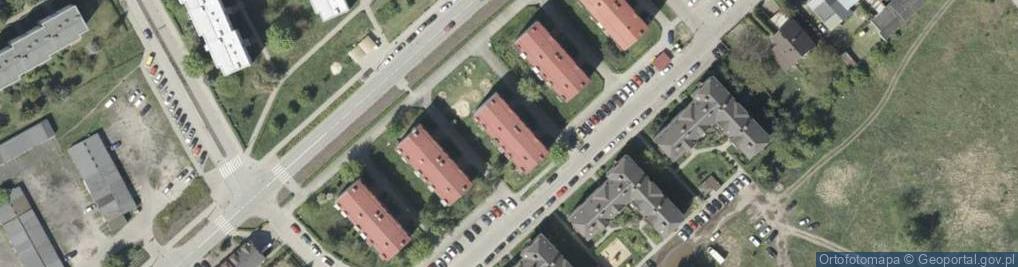 Zdjęcie satelitarne Fieldorfa-Nila Augusta Emila, gen. ul.