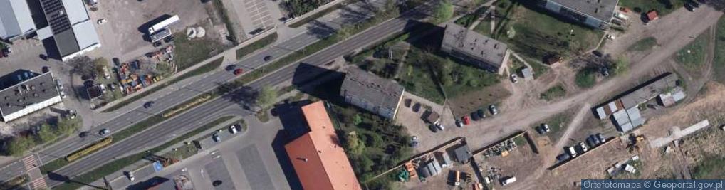 Zdjęcie satelitarne Fordońska ul.