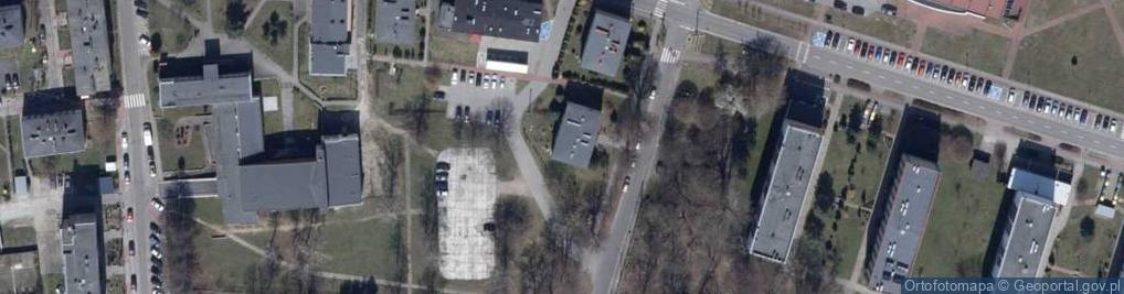 Zdjęcie satelitarne Franciszka Żwirki i Stanisława Wigury ul.