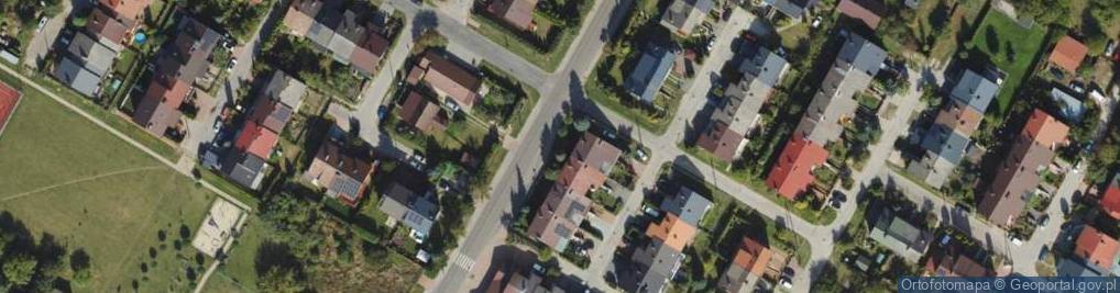 Zdjęcie satelitarne Francuska ul.