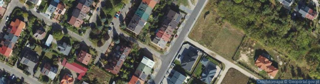 Zdjęcie satelitarne Francuska ul.