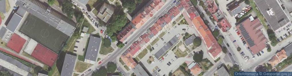 Zdjęcie satelitarne Franciszka Żwirki i Stanisława Wigury ul.