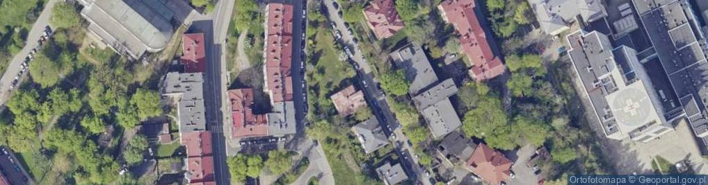 Zdjęcie satelitarne Franciszka Żwirki i Stanisława Wigury ul.