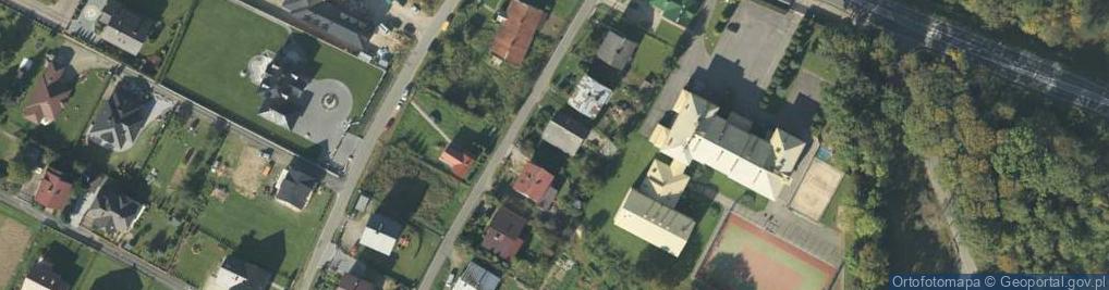 Zdjęcie satelitarne Frycowa ul.
