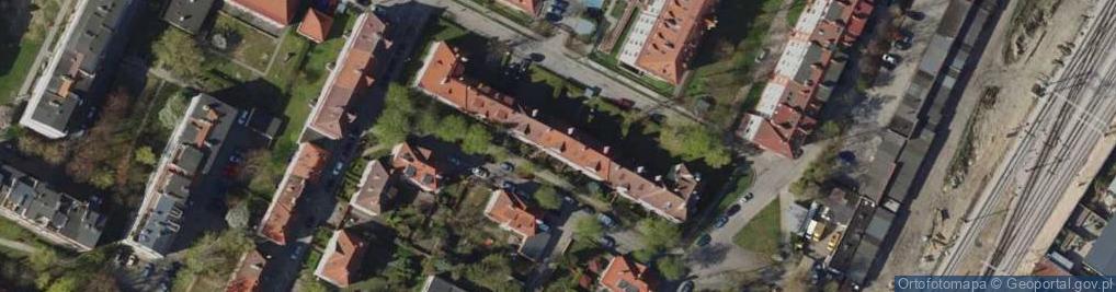 Zdjęcie satelitarne Frycza-Modrzewskiego Andrzeja ul.