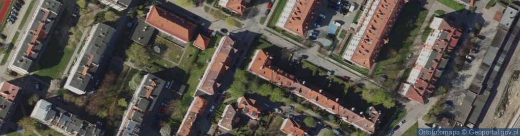 Zdjęcie satelitarne Frycza-Modrzewskiego Andrzeja ul.