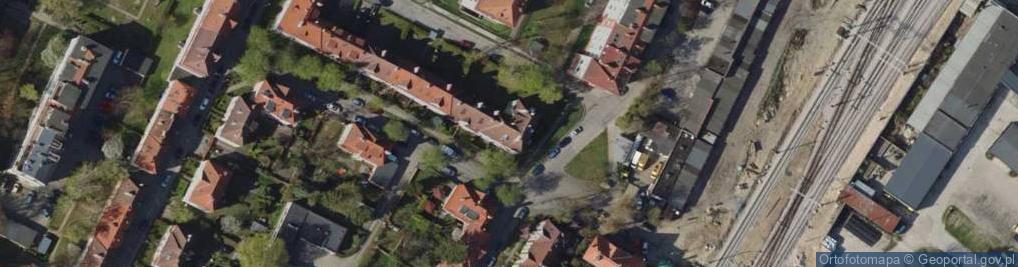 Zdjęcie satelitarne Frycza-Modrzewskiego Andrzeja ul.