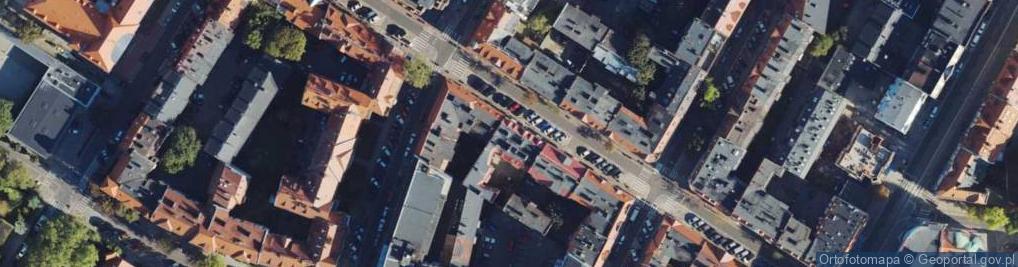 Zdjęcie satelitarne Franciszka Żwirki i Stanisława Wigury ul.