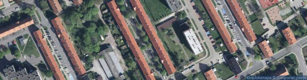 Zdjęcie satelitarne Franciszka Żwirki i Stanisława Wigury ul.