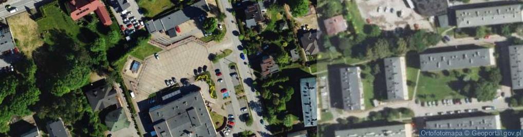 Zdjęcie satelitarne Franciszka Żwirki i Stanisława Wigury ul.