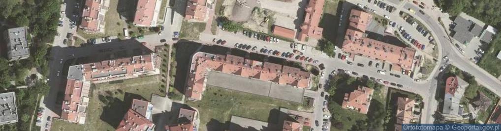 Zdjęcie satelitarne Frycza-Modrzewskiego Andrzeja ul.