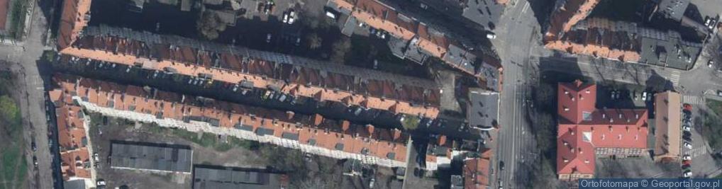 Zdjęcie satelitarne Franciszka Żwirki i Stanisława Wigury ul.