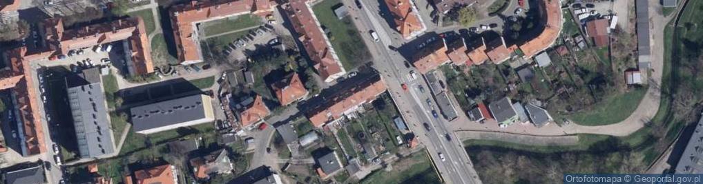 Zdjęcie satelitarne Franciszka Żwirki i Stanisława Wigury ul.