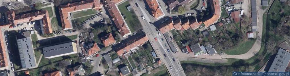 Zdjęcie satelitarne Franciszka Żwirki i Stanisława Wigury ul.