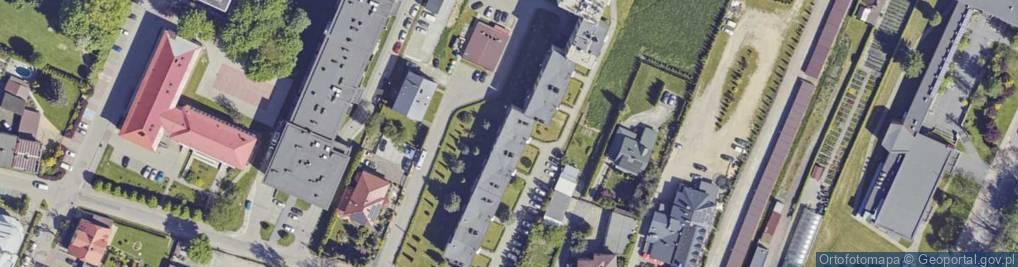 Zdjęcie satelitarne Franciszka Żwirki i Stanisława Wigury ul.
