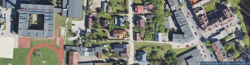 Zdjęcie satelitarne Franciszka Żwirki i Stanisława Wigury ul.