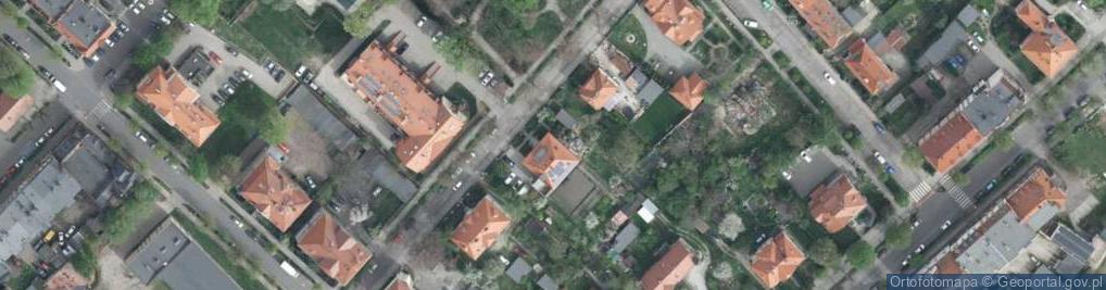 Zdjęcie satelitarne Franciszka Żwirki i Stanisława Wigury ul.