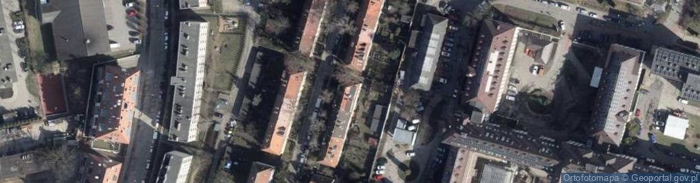 Zdjęcie satelitarne Frycza-Modrzewskiego Andrzeja ul.