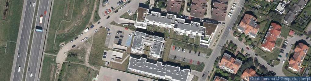 Zdjęcie satelitarne Franciszka Żwirki i Stanisława Wigury ul.