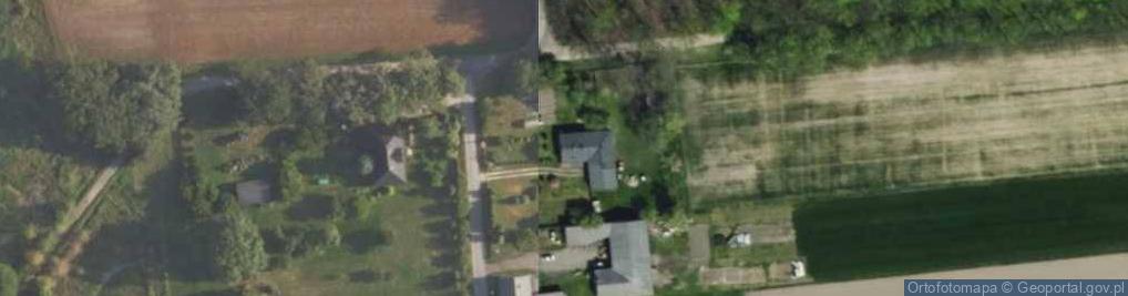 Zdjęcie satelitarne Gajówka Zwierzyniec ul.