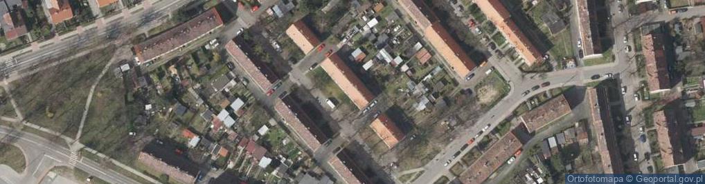 Zdjęcie satelitarne Gankowa ul.