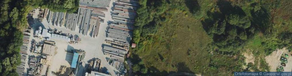 Zdjęcie satelitarne Garnizonowa ul.