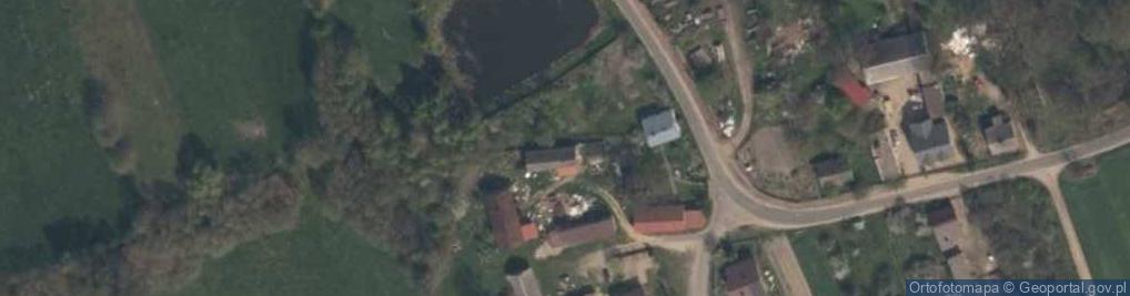 Zdjęcie satelitarne Gęsina ul.