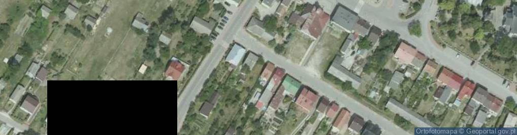 Zdjęcie satelitarne Gęsia ul.