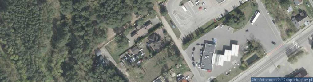 Zdjęcie satelitarne Gęsia ul.