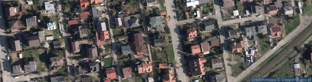 Zdjęcie satelitarne Gęsia ul.