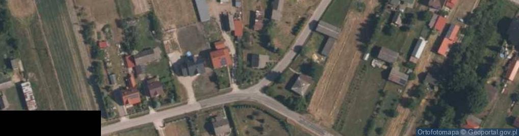 Zdjęcie satelitarne Giełzów ul.