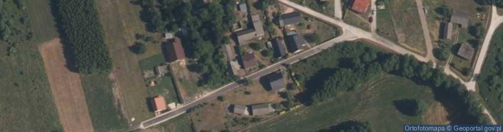 Zdjęcie satelitarne Giełzów ul.