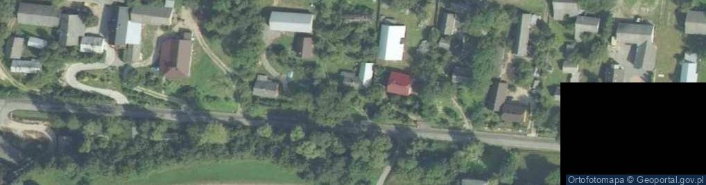 Zdjęcie satelitarne Glanów ul.