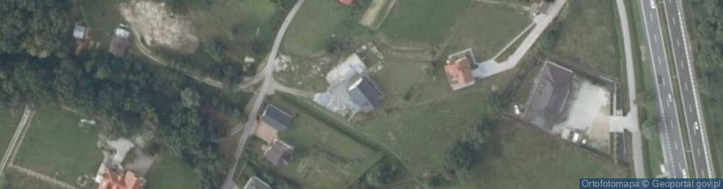 Zdjęcie satelitarne Głogoczów ul.