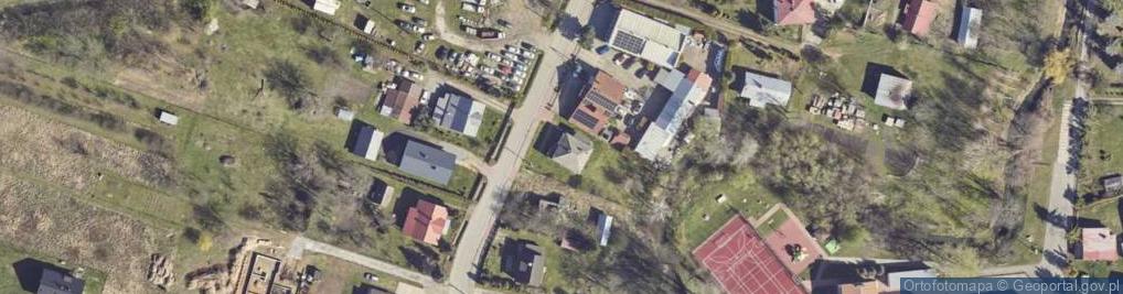 Zdjęcie satelitarne Głuchów ul.