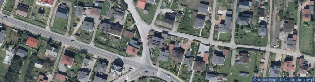 Zdjęcie satelitarne Główna ul.