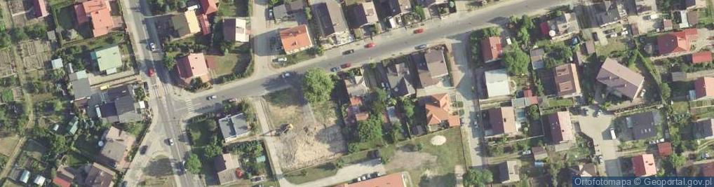 Zdjęcie satelitarne Główna ul.