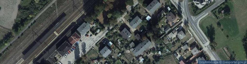 Zdjęcie satelitarne Główny Dworzec ul.