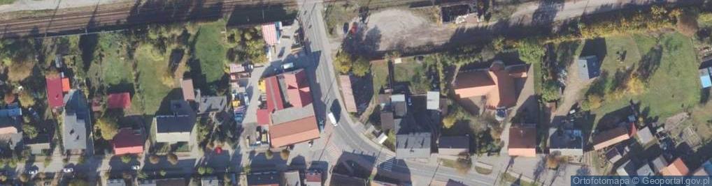 Zdjęcie satelitarne Główna ul.