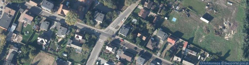 Zdjęcie satelitarne Główna ul.