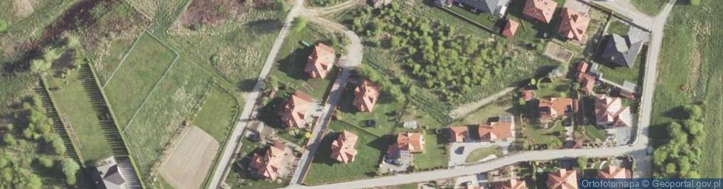 Zdjęcie satelitarne Glicyniowa ul.