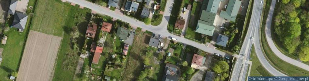 Zdjęcie satelitarne Główna ul.