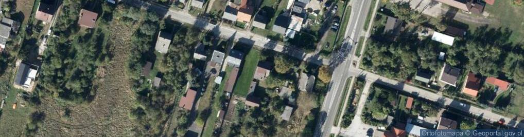 Zdjęcie satelitarne Główna ul.