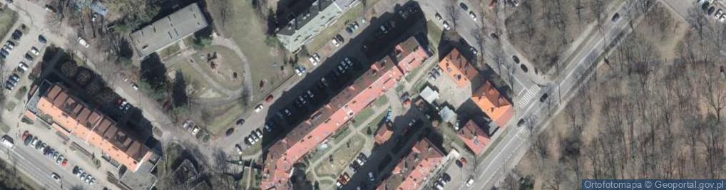 Zdjęcie satelitarne Glazurowa ul.