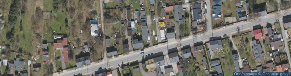 Zdjęcie satelitarne Główna ul.